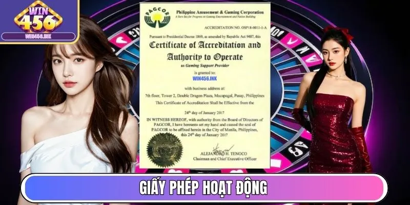 Giấy phép hoạt động